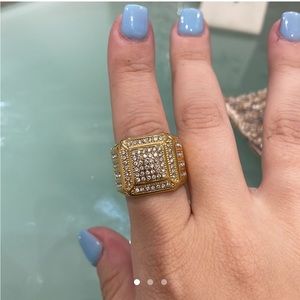 Iced out ring